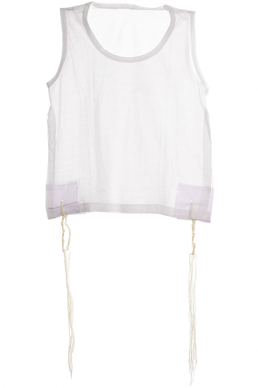 Boys V-neck PerfTzit undershirt tzitzis | Judaica Square Lakewood (view 4)