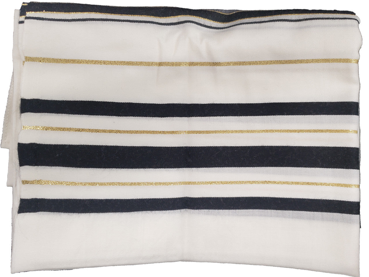 Traditional Wool Talis Black and Gold - Image 3