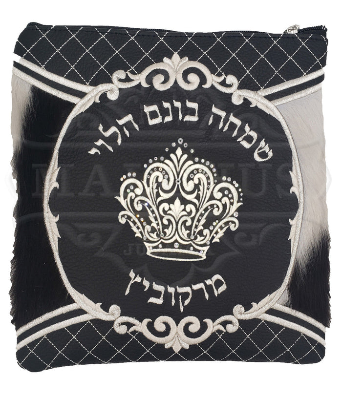 Bar mitzvah size embroidered tallis and tefillin bag, design #3014 | Judaica Square Lakewood