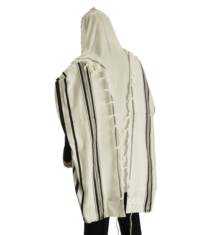 Acrylic shul tallis with bracha atarah | Judaica Square Lakewood