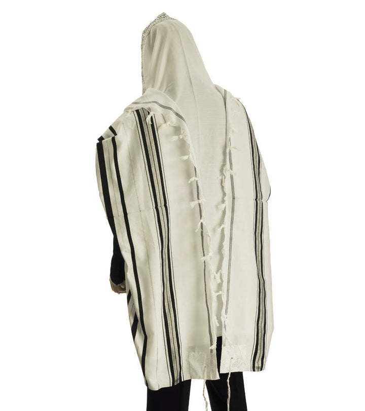 Acrylic shul tallis with bracha atarah | Judaica Square Lakewood