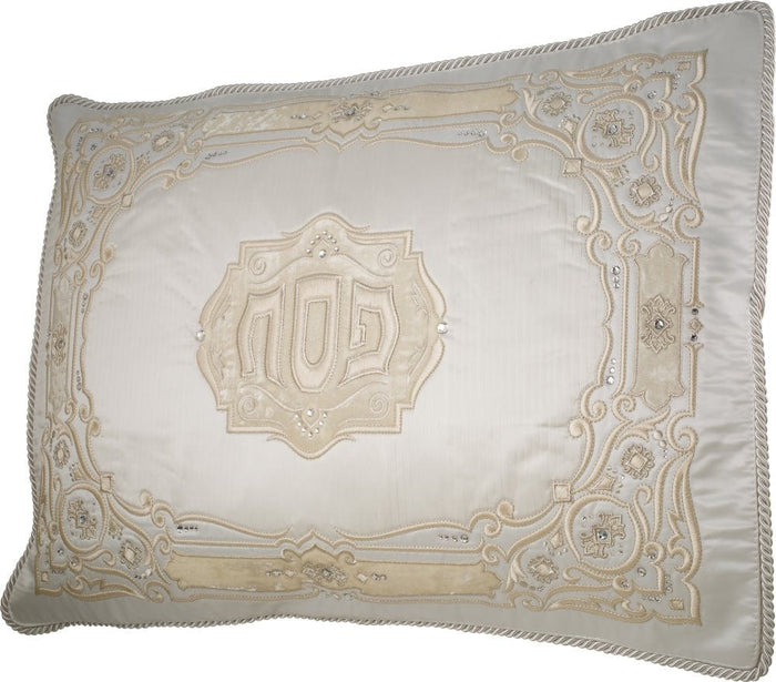 Pleated Collection crystal four piece Seder set #554 | Judaica Square Lakewood