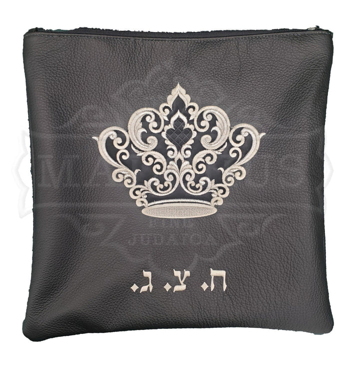 Full-front embroidered tallis and tefillin bag, design #6025 | Judaica Square Lakewood