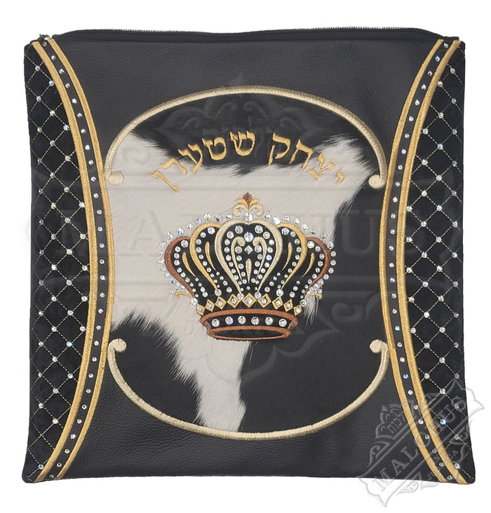 Embroidered tallis and tefillin bag, Malchut design #3036 | Judaica Square Lakewood