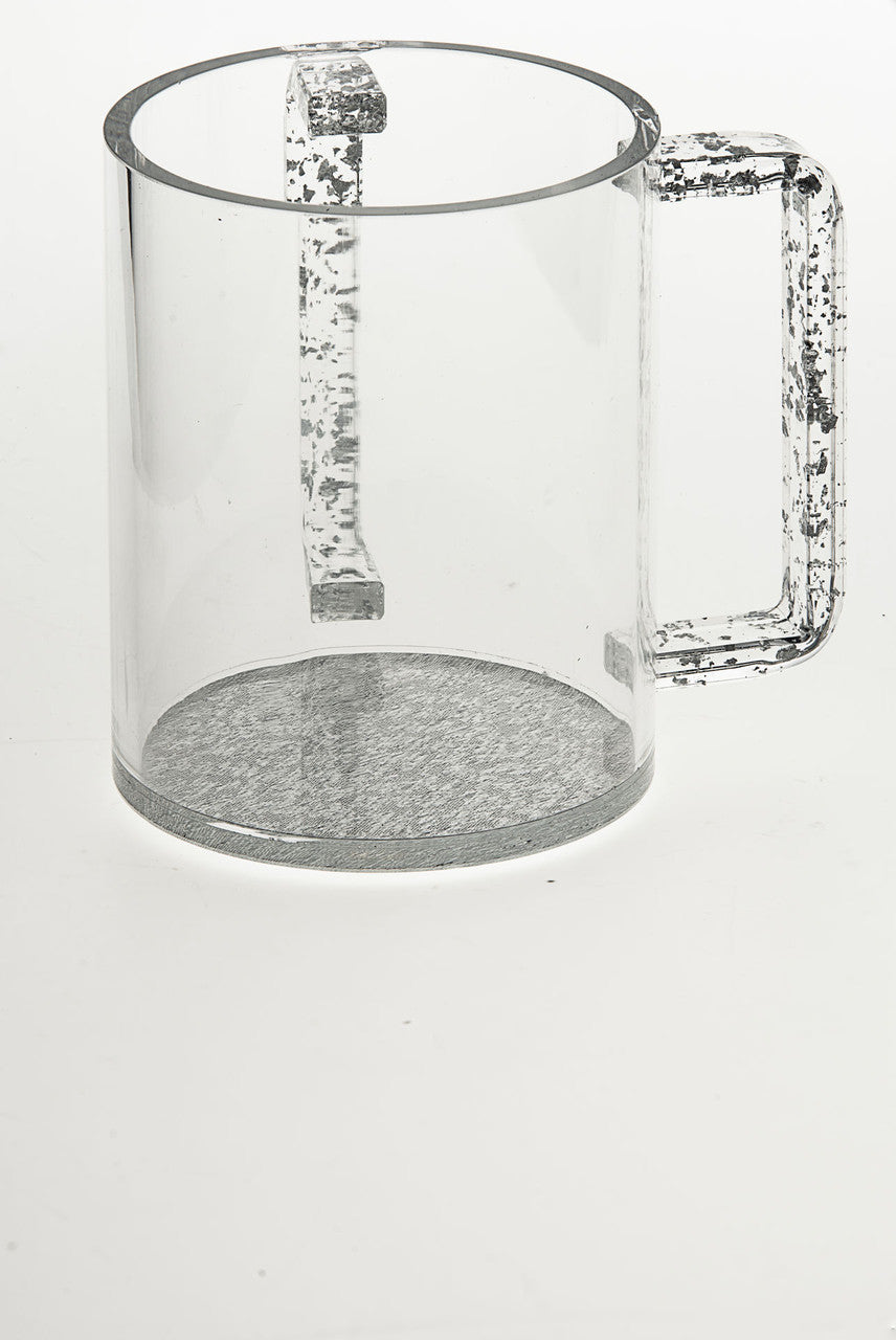 Lucite Wash Cup Silver Handle #7071 - Image 2