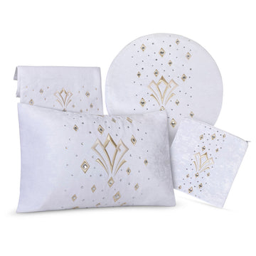 Solitaire Collection four piece Seder set #685 | Judaica Square Lakewood