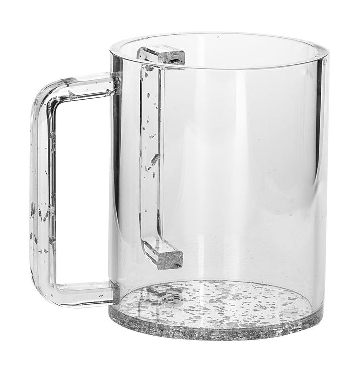 Lucite wash cup with silver handles, design #7070 | Judaica Square Lakewood
