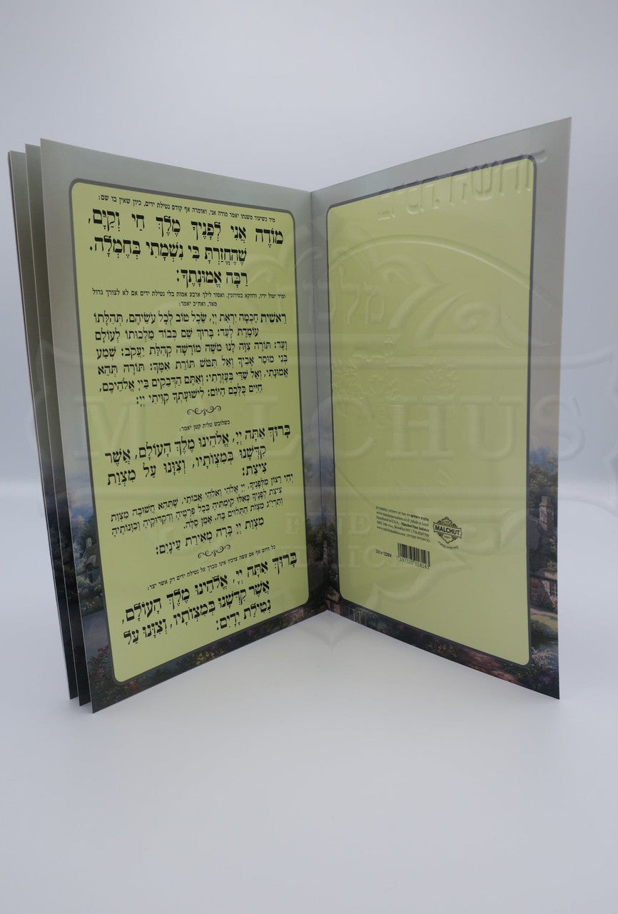 Large Laminated Birchat Hashacher #245 - Image 2