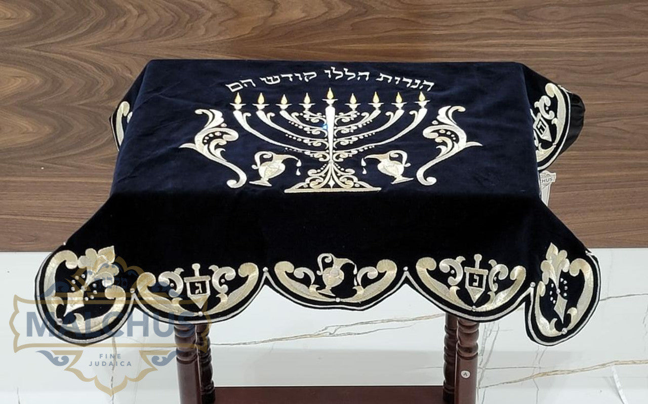 Chanukah Menorah Table Cover - Image 5