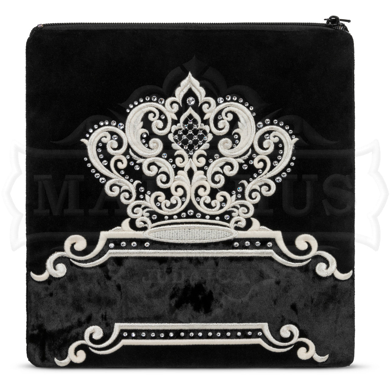 Bag #530 Black Velvet & Black Crushed Velvet - Judaica Accessories