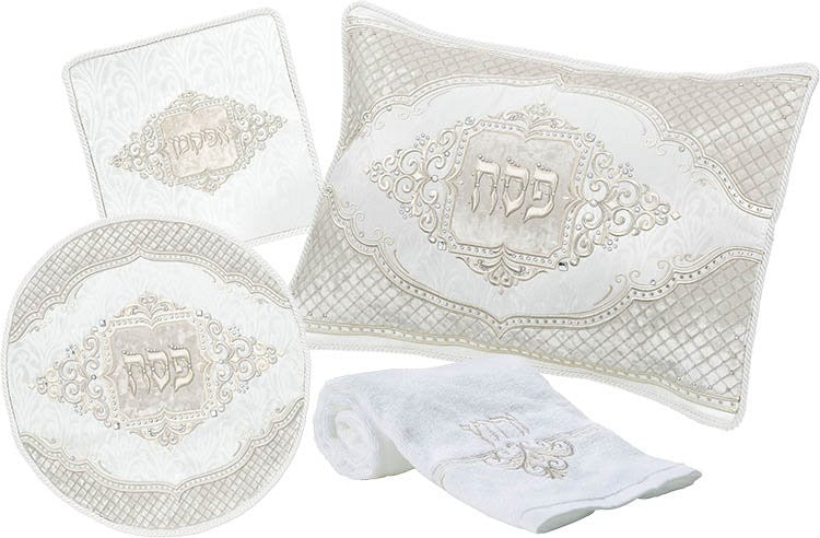 Pesach Seder Set - Distinctive Collection Brocade#577 - Image 2