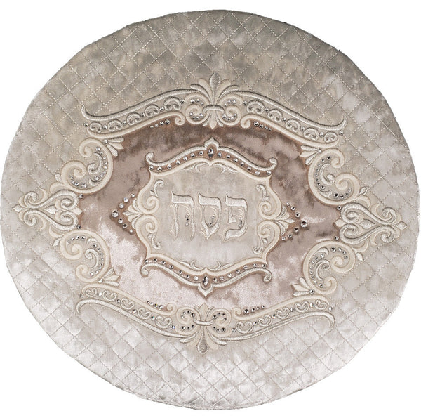 Pesach Matzah Cover - Marquise Collection #615 Beige - Pesach & Seder