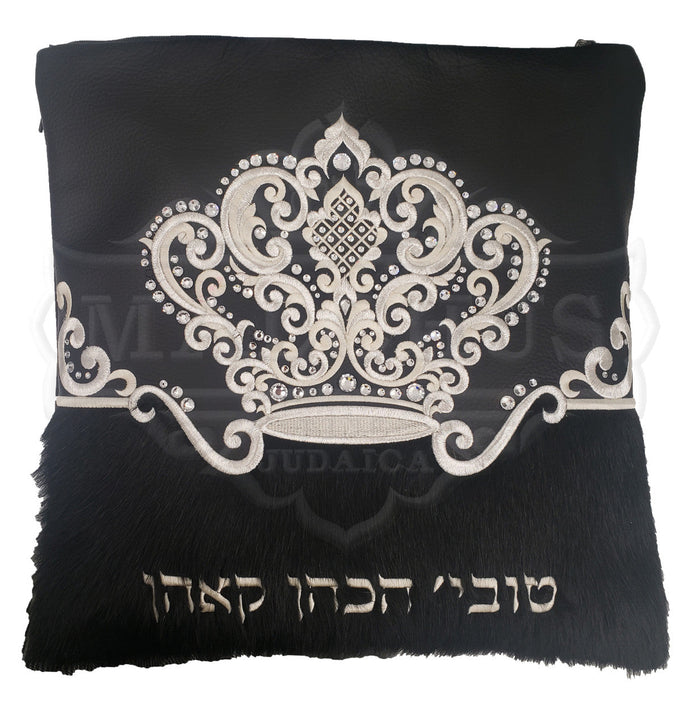 Custom-order embroidered tallis and tefillin bag, design #4028 | Judaica Square Lakewood