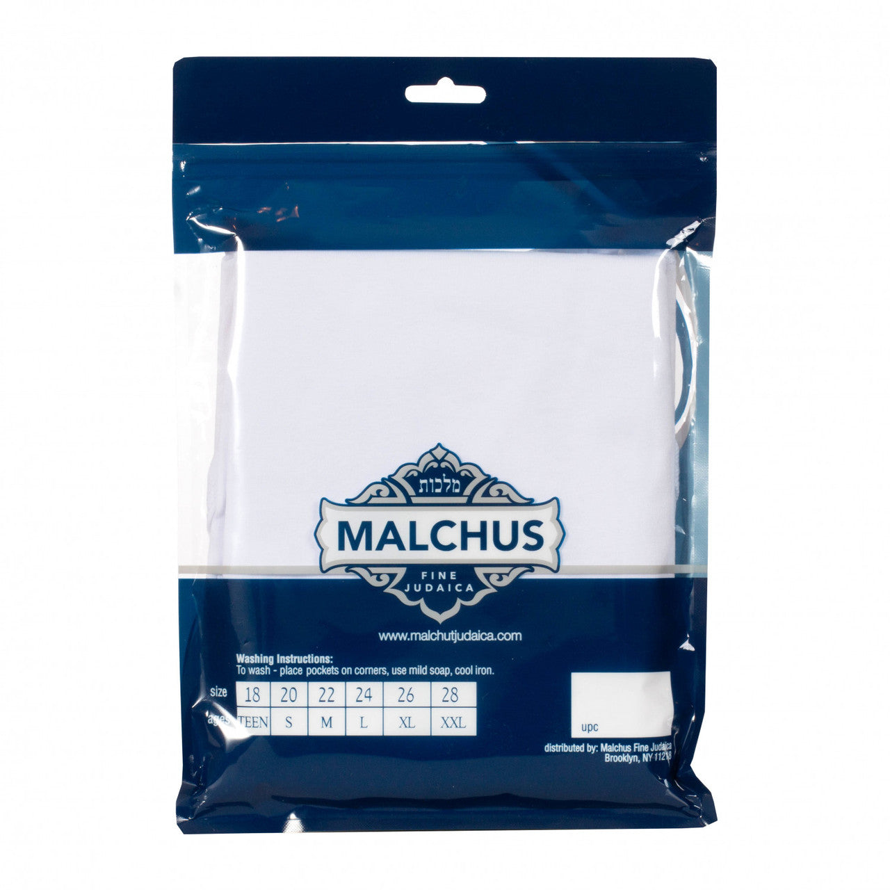 Sefardi V-neck PerfTzit undershirt tzitzis | Judaica Square Lakewood (view 4)