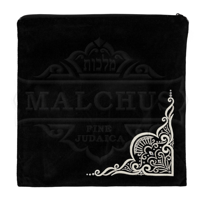 Corner Design Dome-Shape Velvet Talis Bag #196 - Tallis & Tefillin Bags