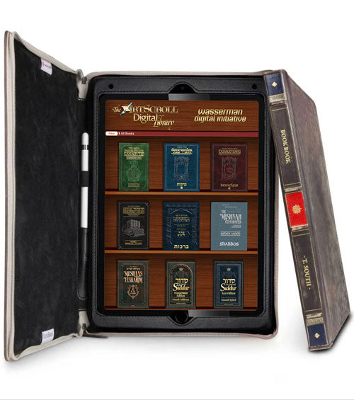 ArtScroll Digital Library preloaded on a 10.9-inch Apple iPad with leather cover | Judaica Square Lakewood