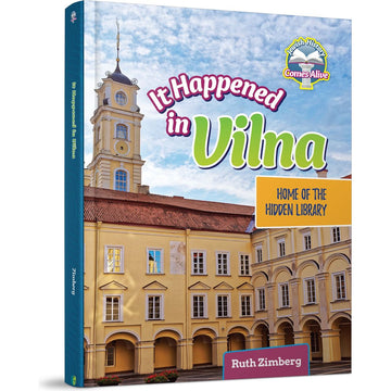 It Happened in Vilna front cover — Ruth Zimberg, published by Menucha Publishers