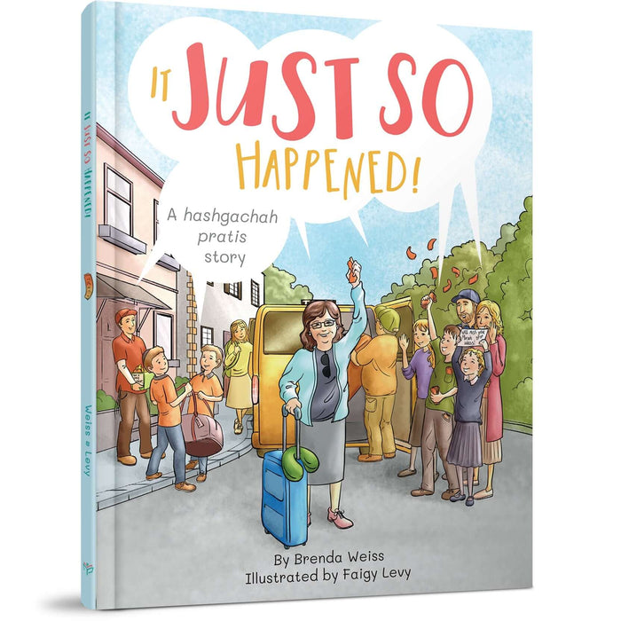 It Just So Happened! — Brenda Weiss hardcover | Judaica Square Lakewood