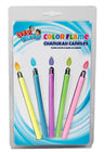 Izzy n Dizzy Color Flame Chanukah Candles package of five colored candles
