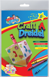 Izzy 'n' Dizzy Craft A Dreidel kit package with template, stickers and crayons