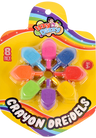 Izzy 'n' Dizzy Crayon Dreidels 8 pack of dreidel shaped crayons