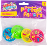Izzy n Dizzy Chanukah Party Favors bag of four mini round dreidels
