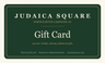Judaica Square physical gift card, redeemable in our Lakewood stores
