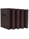 Front cover of the Machzor Haarich large 5-volume set, border brown