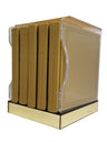 The yiddish zemiros set in lucite holder in Gold
