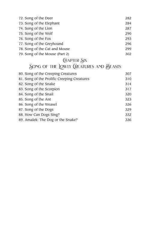 A Daily Dose of Perek Shirah — English Seforim