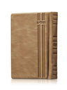 Front cover of the pocket Sefard Tehillim, antique leather in M M Antique Parchment
