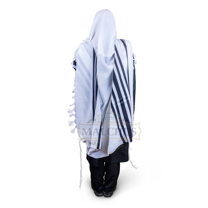 Kal Kanesher Super Light Wool Tallis with Non-Slip Weave