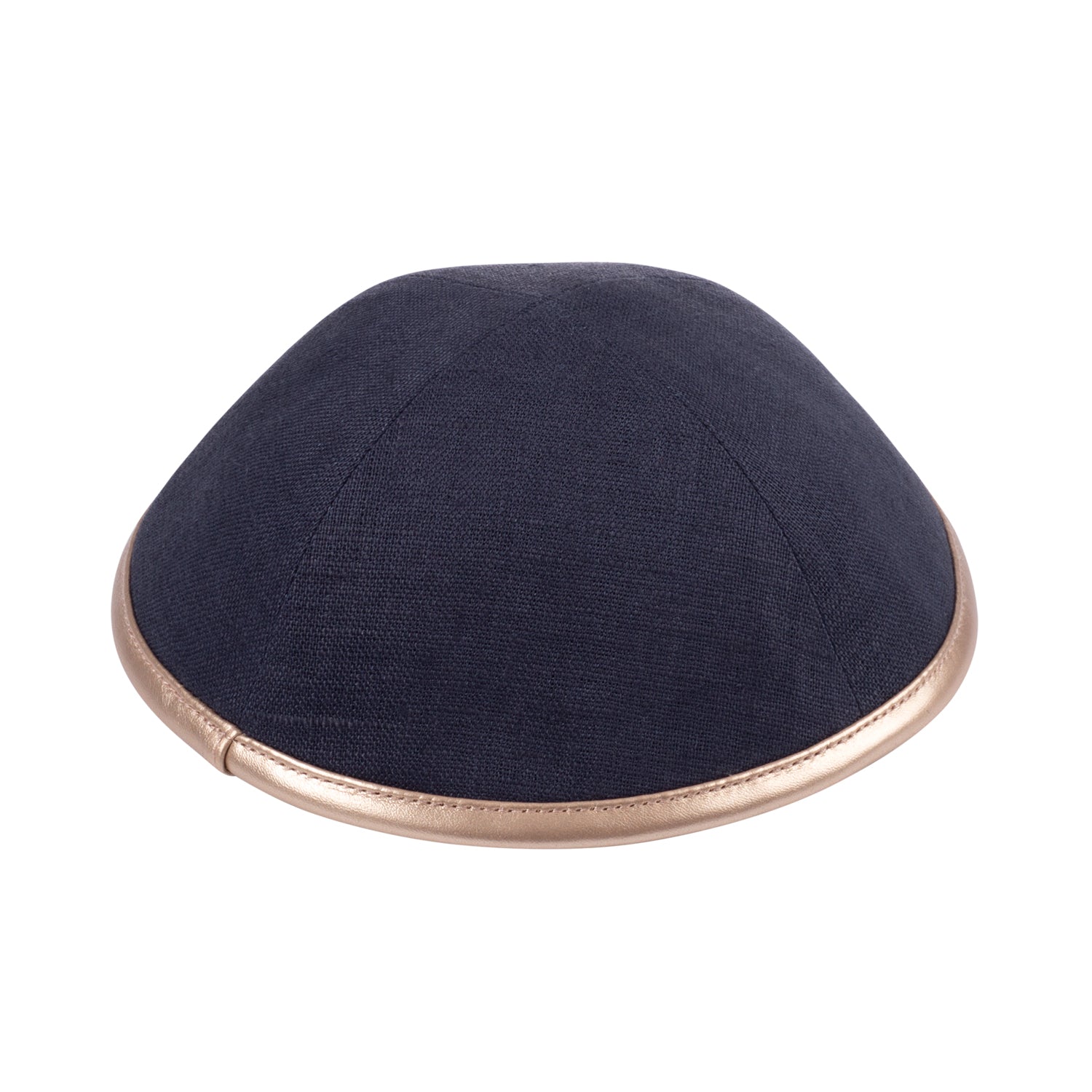 Gold Linen Kippah - iKippah by Judaica Square