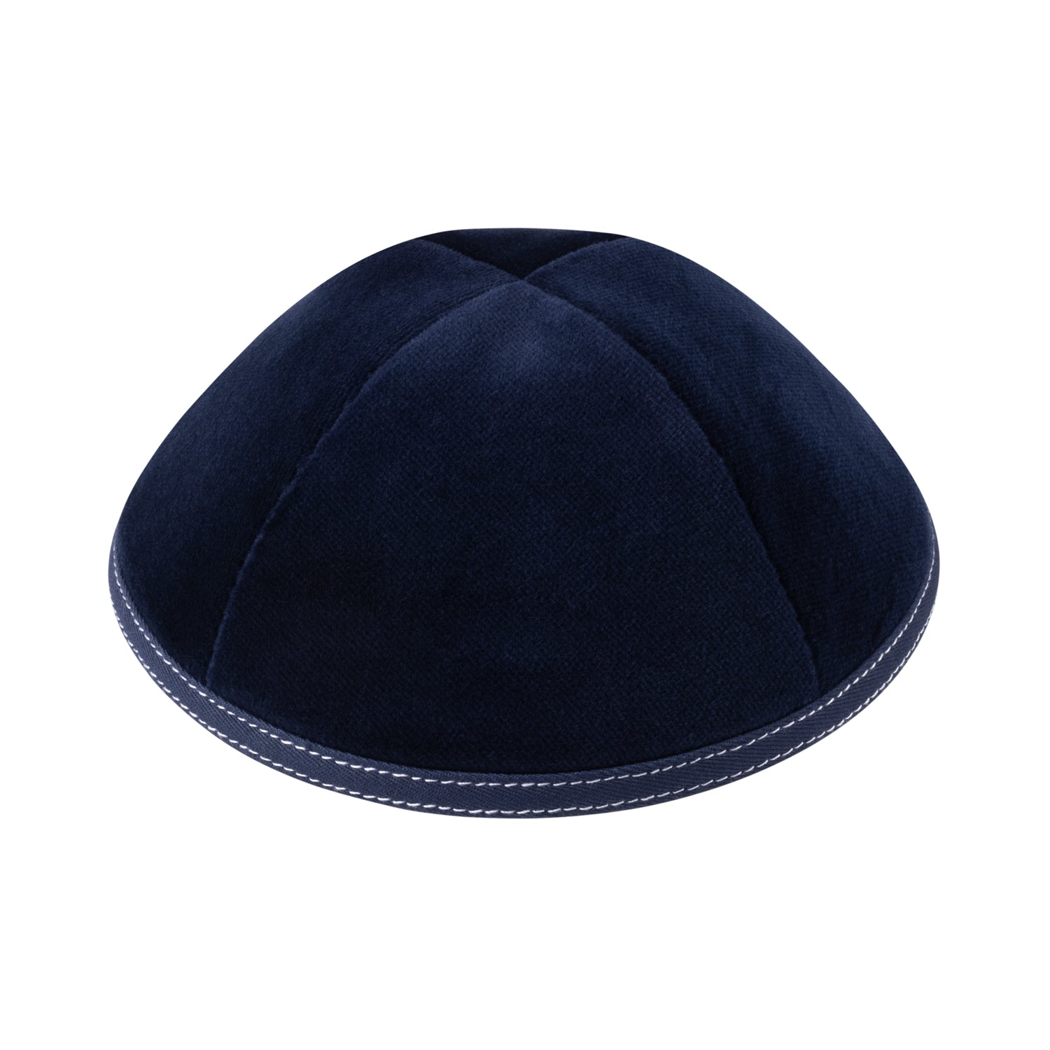 Navy Velvet Kippah for Bar Mitzvah - iKippah by Judaica Square