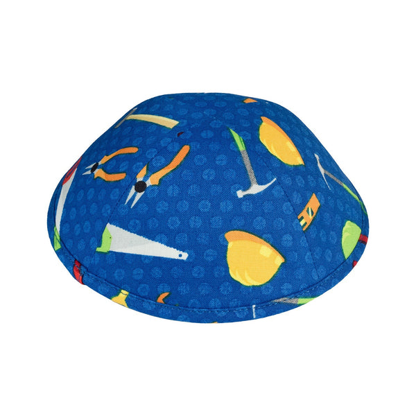 Tool Print Cotton Yarmulke / Kippah for Boys — view 1