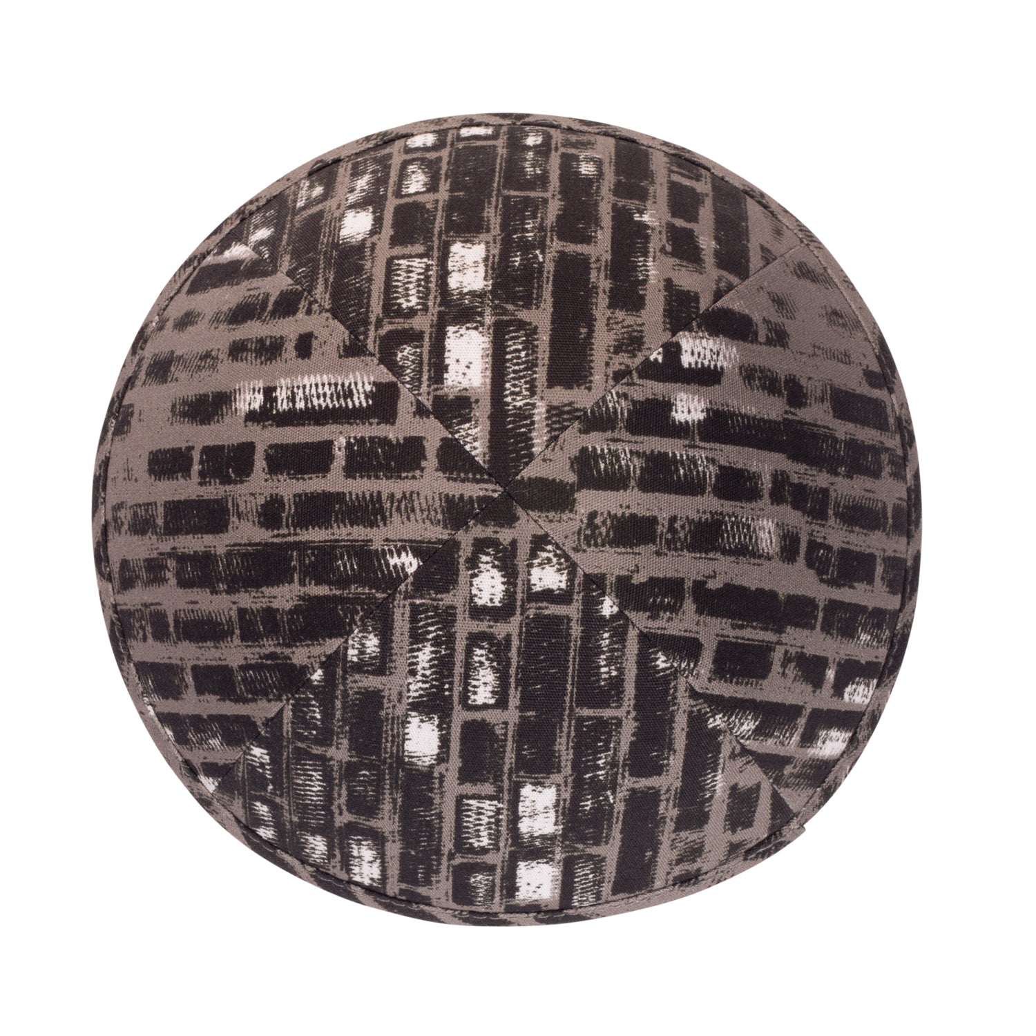 Yarmulka Kippah - side view showing six-panel design