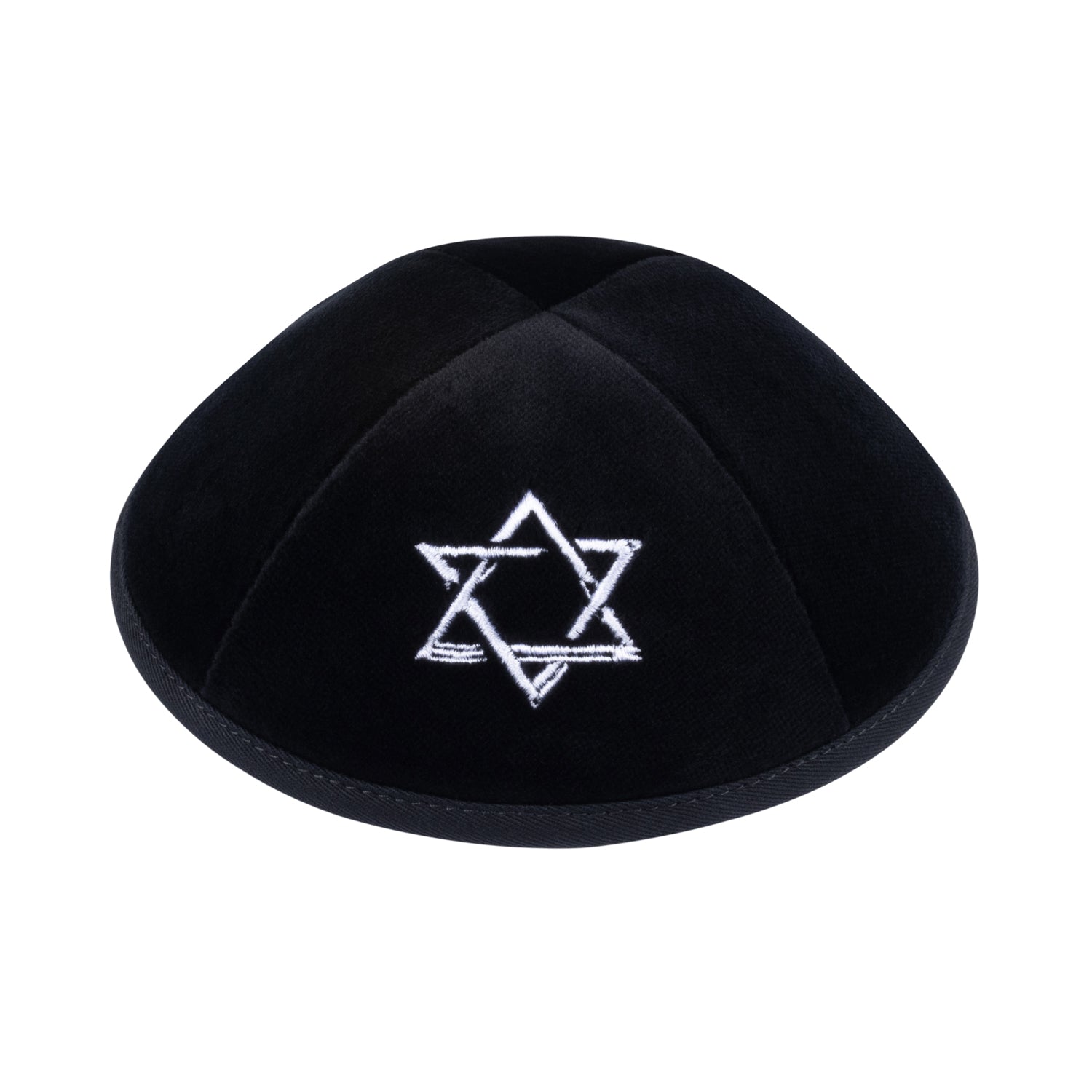Black Velvet Kippah for Upsherin - iKippah by Judaica Square