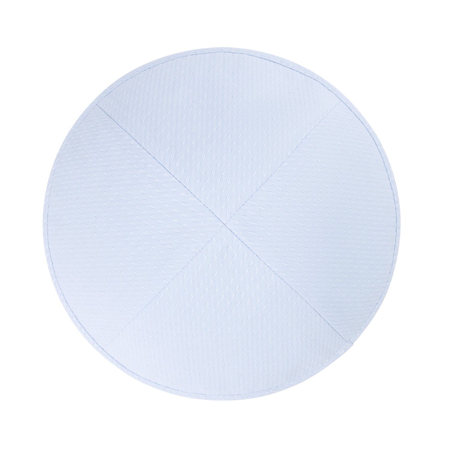 Sky Yarmulka Kippah - side view showing six-panel design