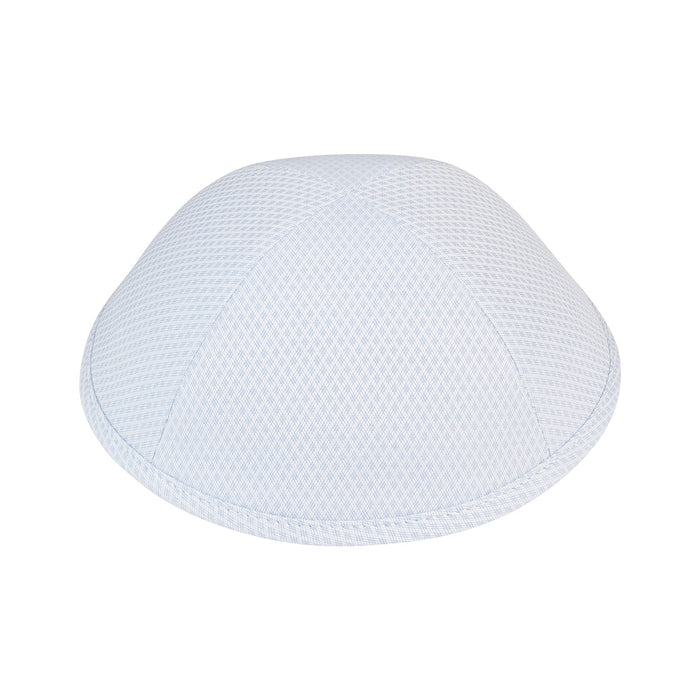 Blue Cotton Kippah for Boys - iKippah by Judaica Square