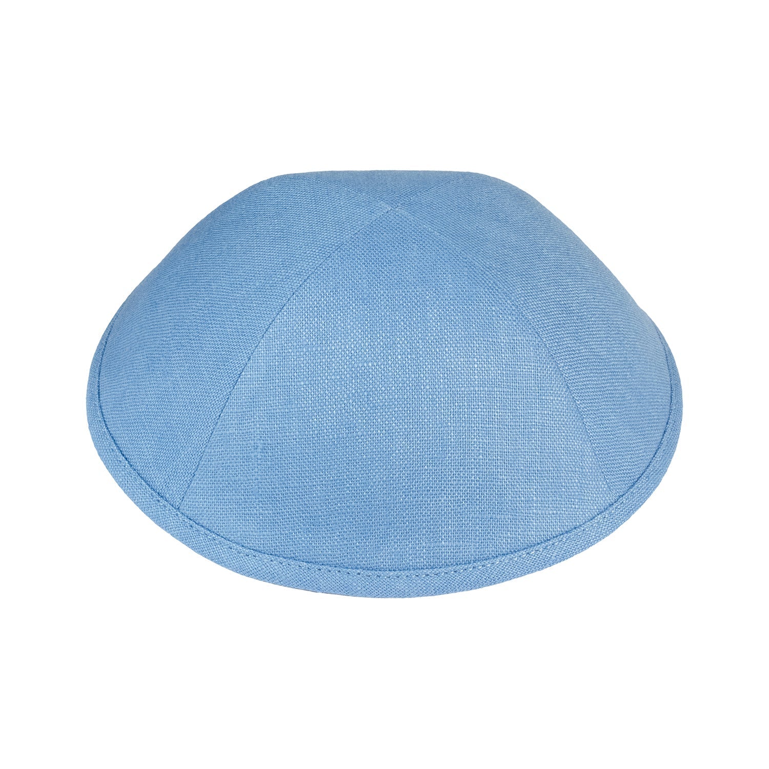Blue Linen Kippah - iKippah by Judaica Square