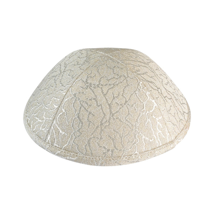 Creme Roots Kippah – Cotton Yarmulke