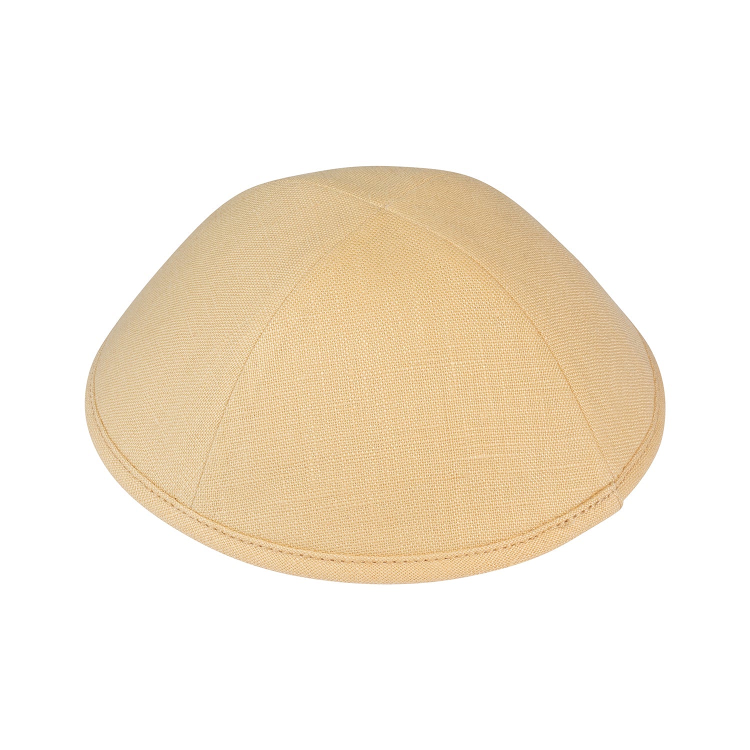 Yellow Linen Kippah - iKippah by Judaica Square
