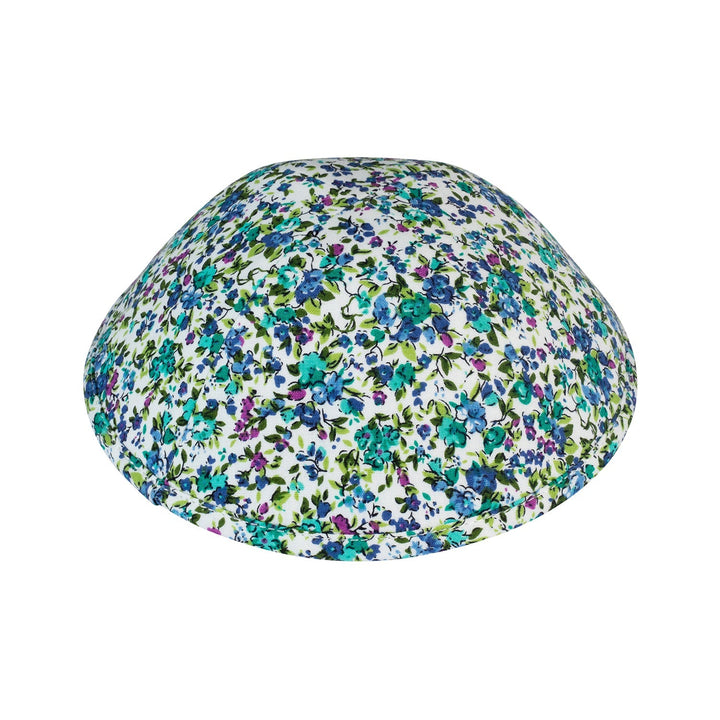 Botanic Kippah – Aqua Cotton Yarmulke