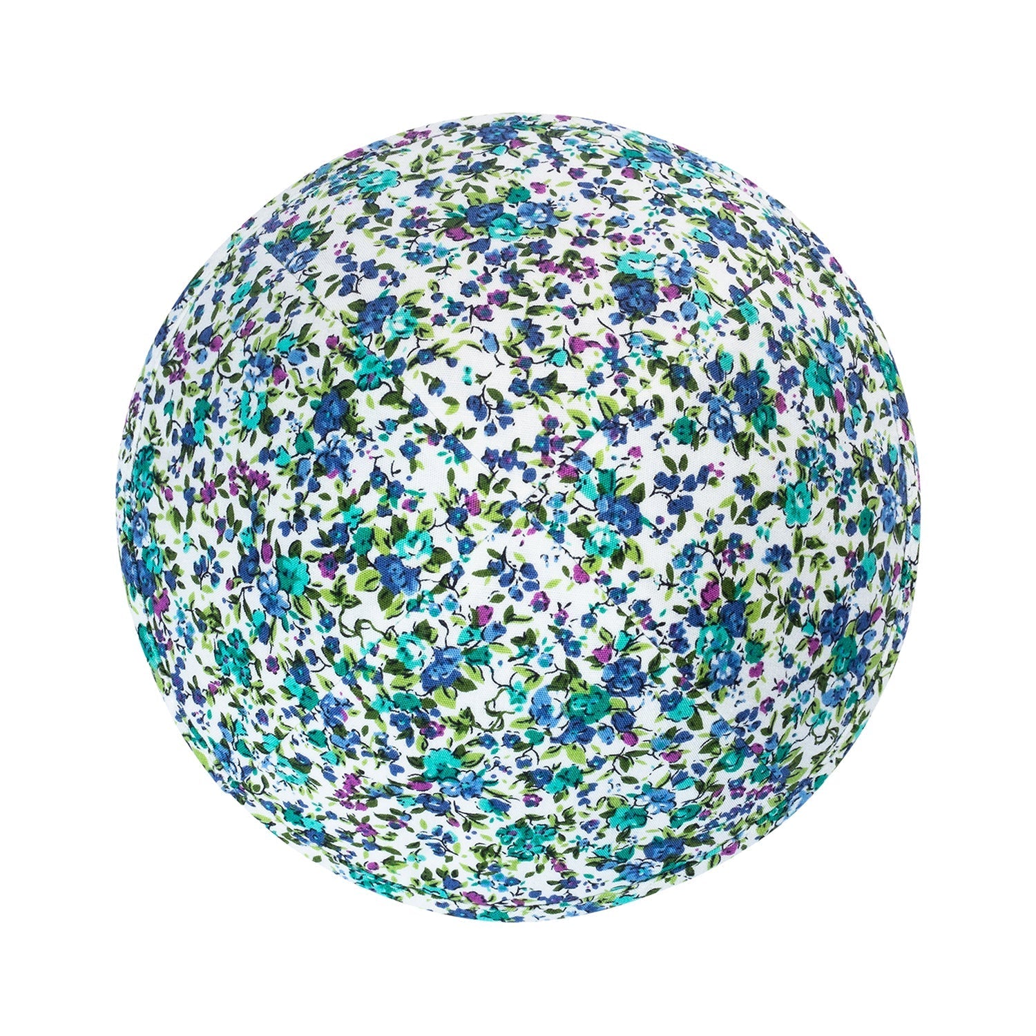 Mint Cotton Kippah - side view showing six-panel design