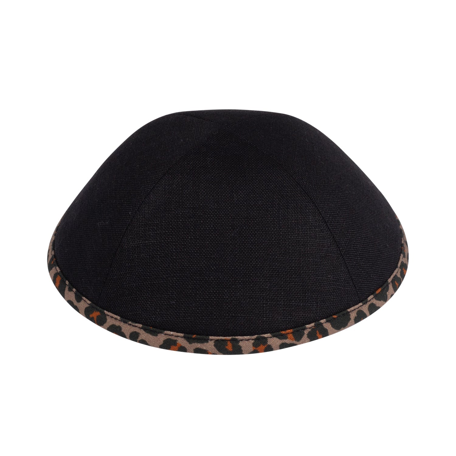 Black Linen Kippah - iKippah by Judaica Square