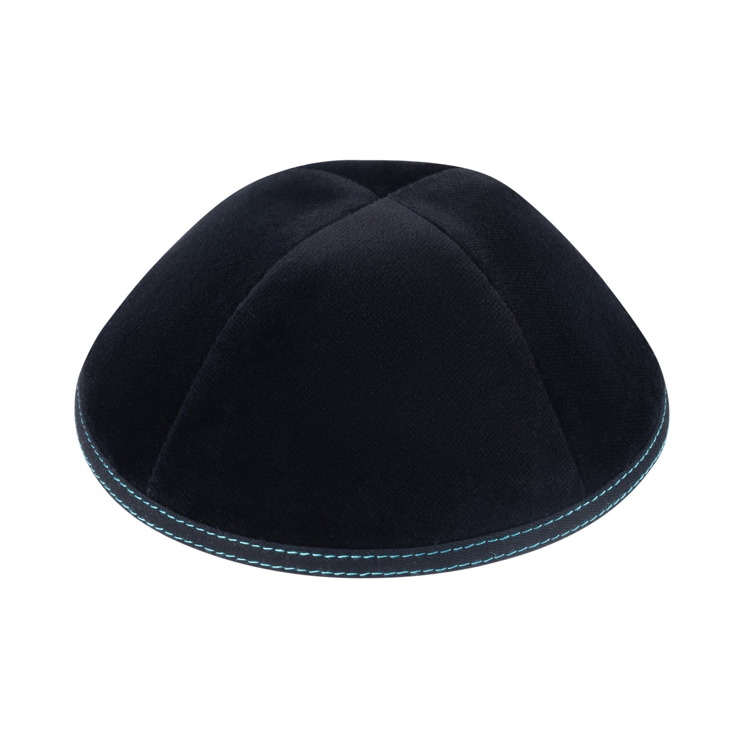 Turquoise Velvet Kippah for Bar Mitzvah - iKippah by Judaica Square
