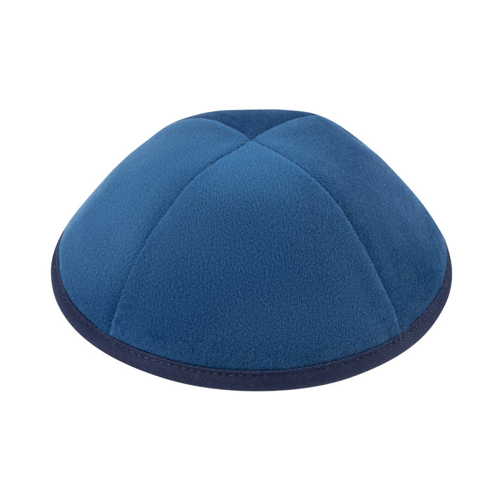 Royal Blue Velvet Kippah / Yarmulke