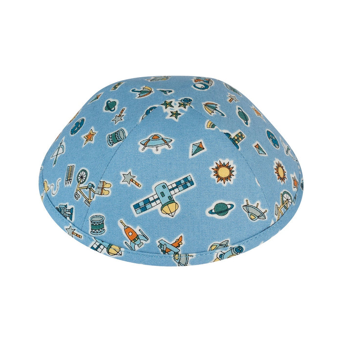 Space Print Cotton Yarmulke / Kippah for Boys — view 1