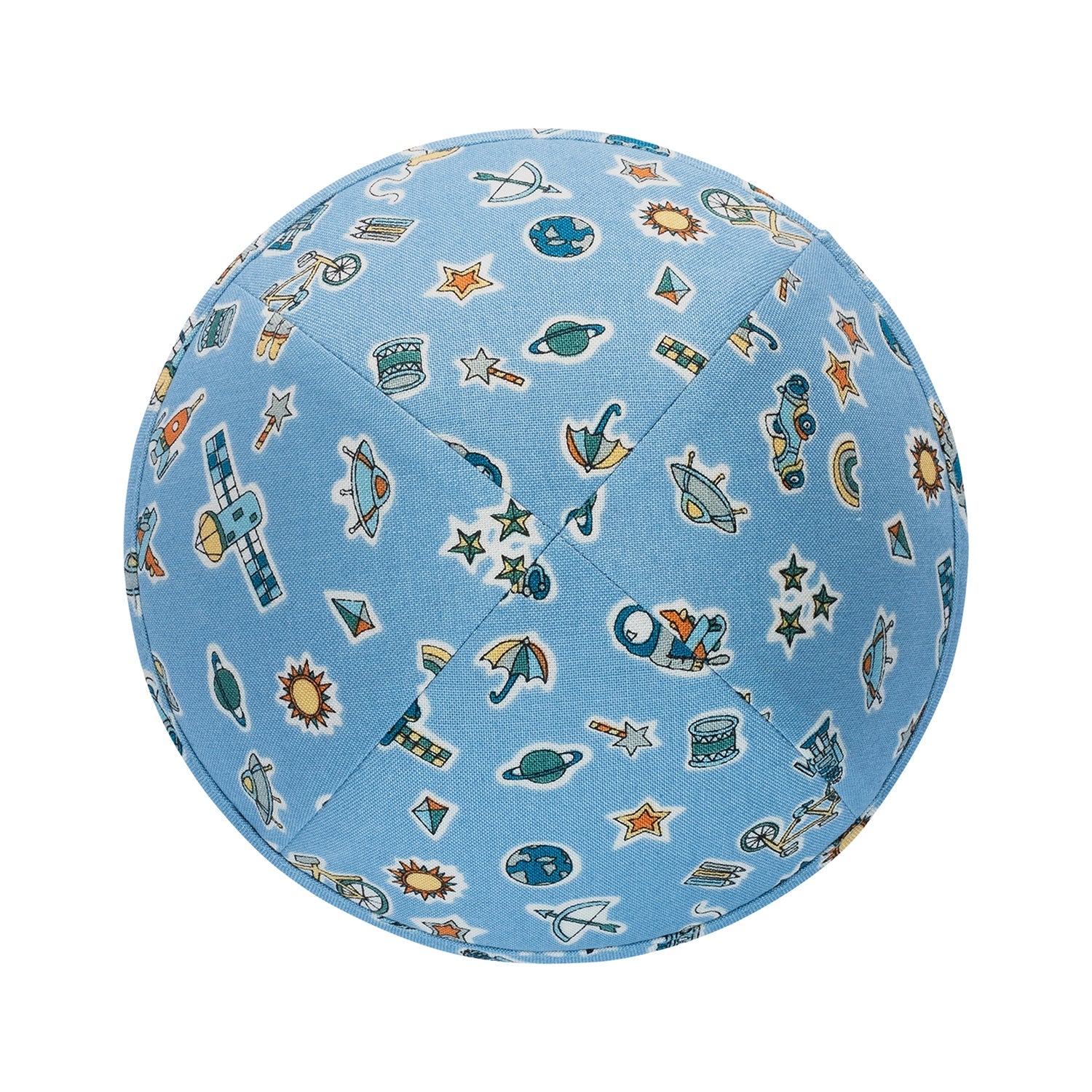 Space Print Cotton Yarmulke / Kippah for Boys — view 2