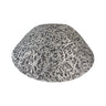 Silver Brocade Kippah for Wedding - iKippah by Judaica Square